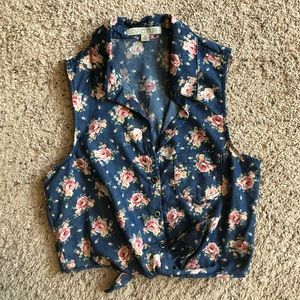 Urban Outfitters “Love Culture” Front Tie Shirt
